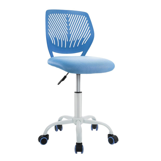 Kids Desk Chair with Adjustable Height and Lumbar Support, Blue - Gallery Canada