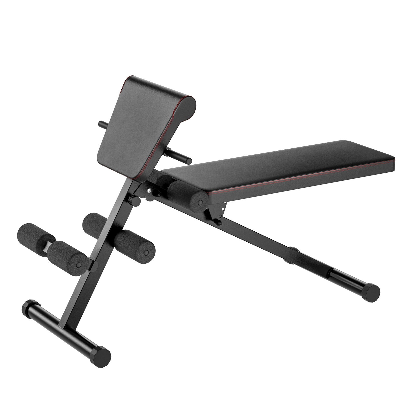 Multi-Functional Adjustable Full Body Exercise Weight Bench, Black Benches Racks & Bars at Gallery Canada