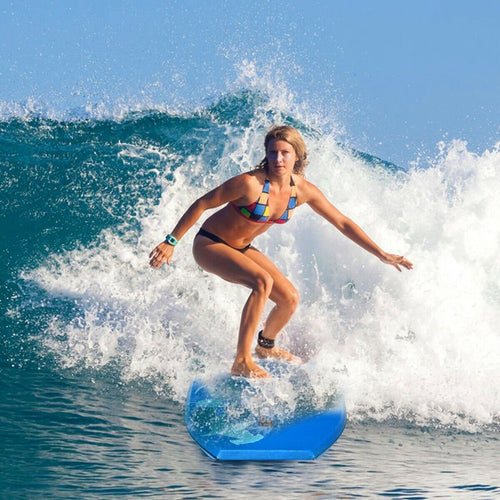 Lightweight Super Bodyboard Surfing with EPS Core Boarding-M, Blue