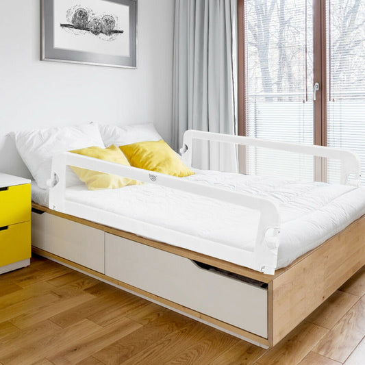 59-Inch Extra Long Bed Rail Guard, White Bed Rails   at Gallery Canada