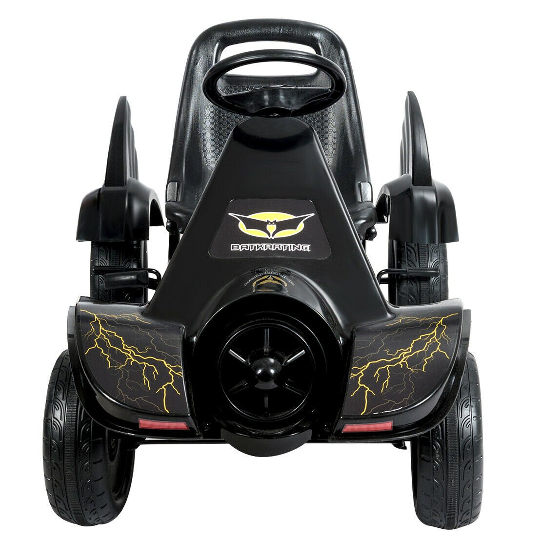 Kids Ride on 4 Wheel Pedal Powered Go Kart, Black - Gallery Canada