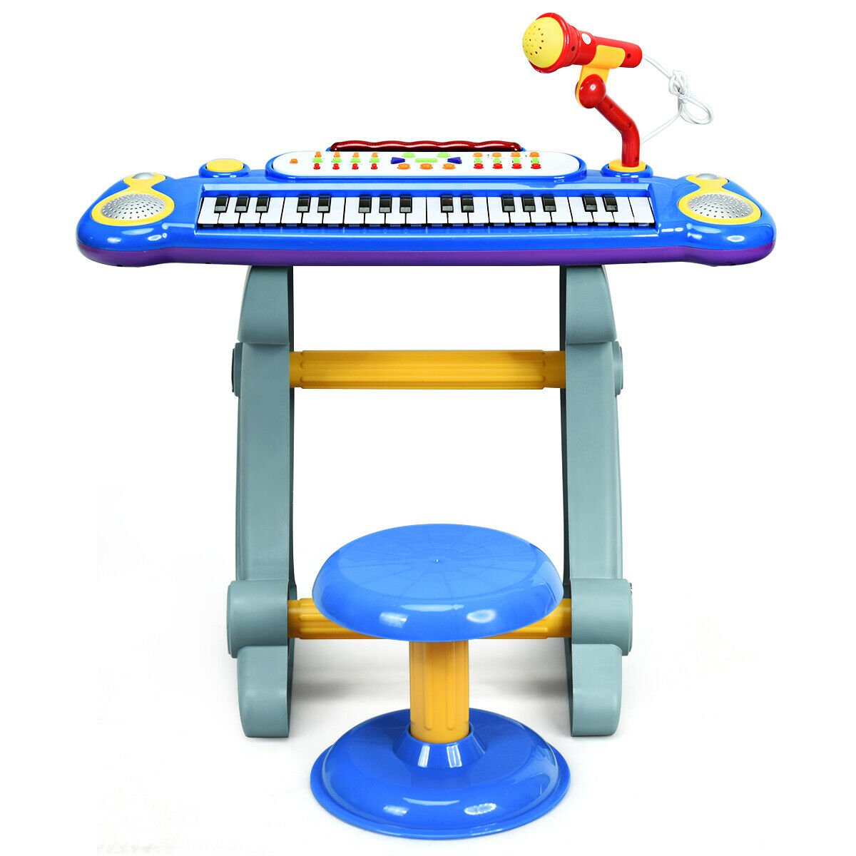 37 Key Electronic Keyboard Kids Toy Piano, Blue Pianos & Keyboards   at Gallery Canada