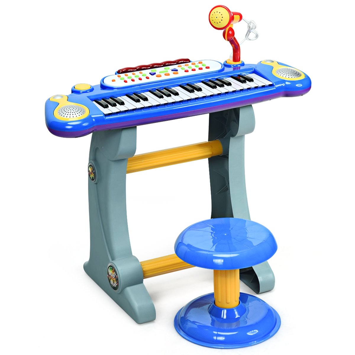 37 Key Electronic Keyboard Kids Toy Piano, Blue Pianos & Keyboards   at Gallery Canada