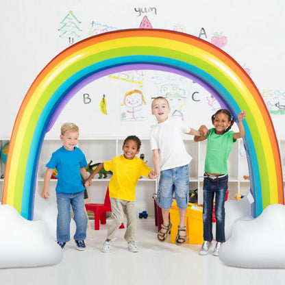 Inflatable Rainbow Sprinkler Backyard Games Outside Water Toy Yard, Multicolor Lawn Games   at Gallery Canada