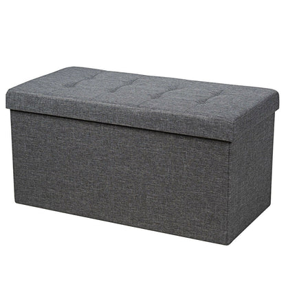 31.5 Inch Fabric Foldable Storage with Removable Storage Bin, Dark Gray Shoe Racks & Storage Benches   at Gallery Canada