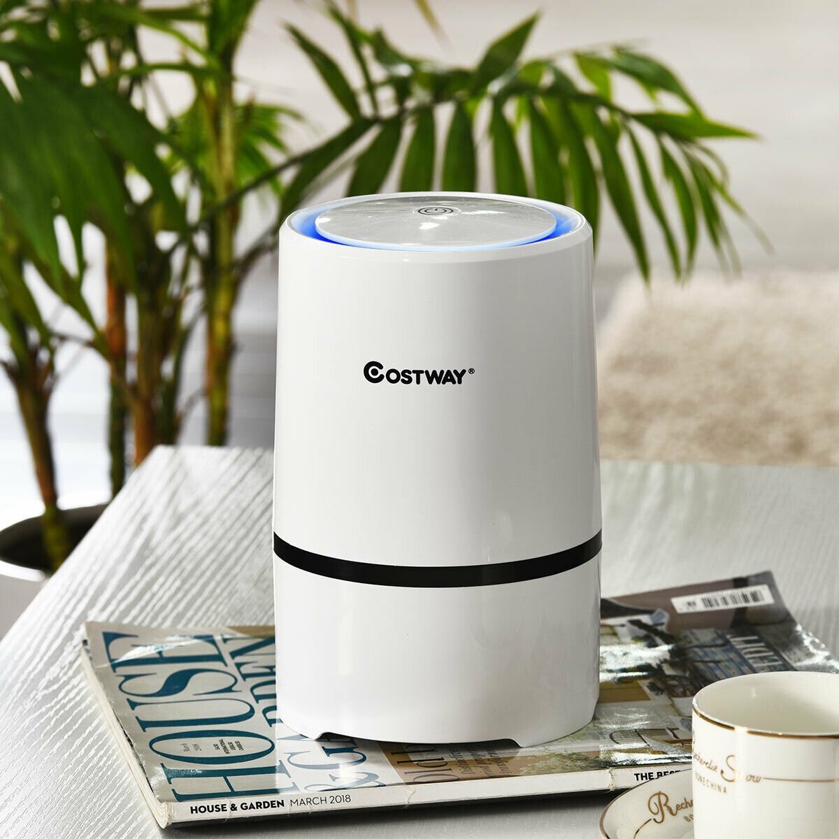 Mini Ionic  3-in-1 Composite HEPA Air Purifier, White Air Purifiers   at Gallery Canada