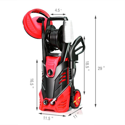 3000 PSI Electric High Pressure Washer With Patio Cleaner, Red Pressure Washers   at Gallery Canada