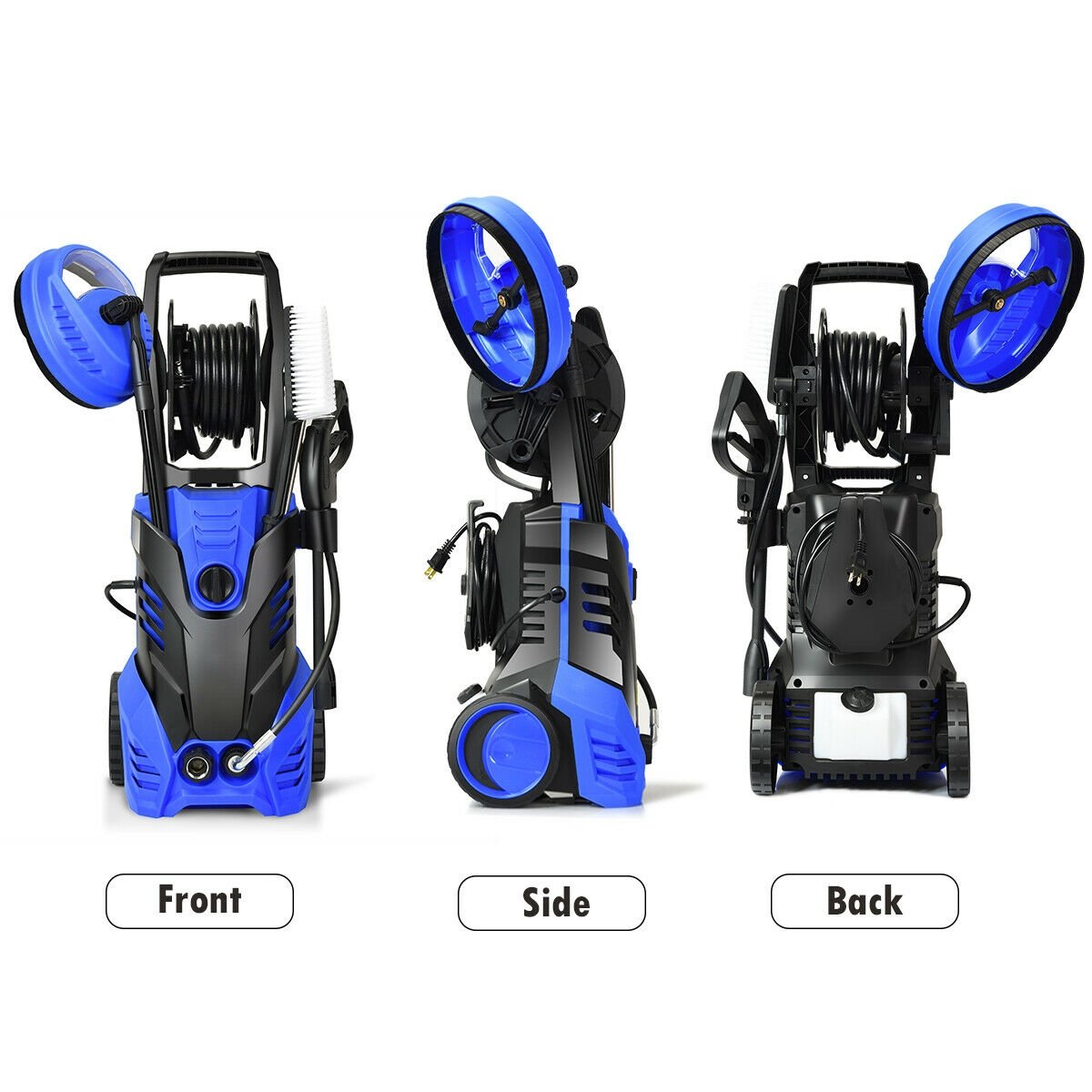 3000 PSI Electric High Pressure Washer With Patio Cleaner , Blue Pressure Washers   at Gallery Canada