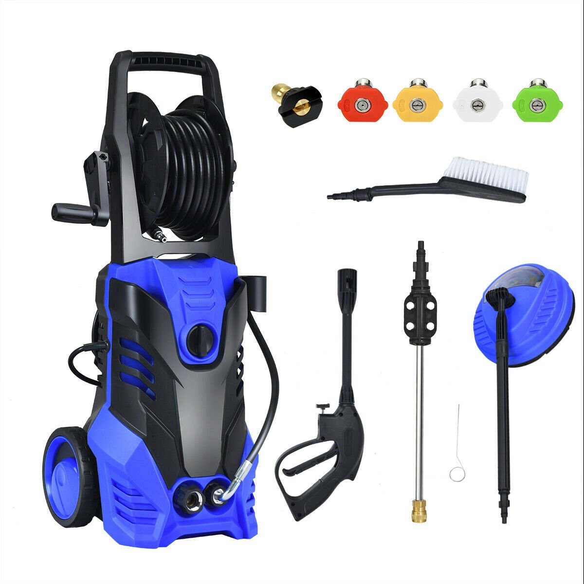 3000 PSI Electric High Pressure Washer With Patio Cleaner , Blue Pressure Washers   at Gallery Canada