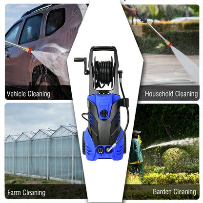 3000 PSI Electric High Pressure Washer With Patio Cleaner , Blue Pressure Washers   at Gallery Canada