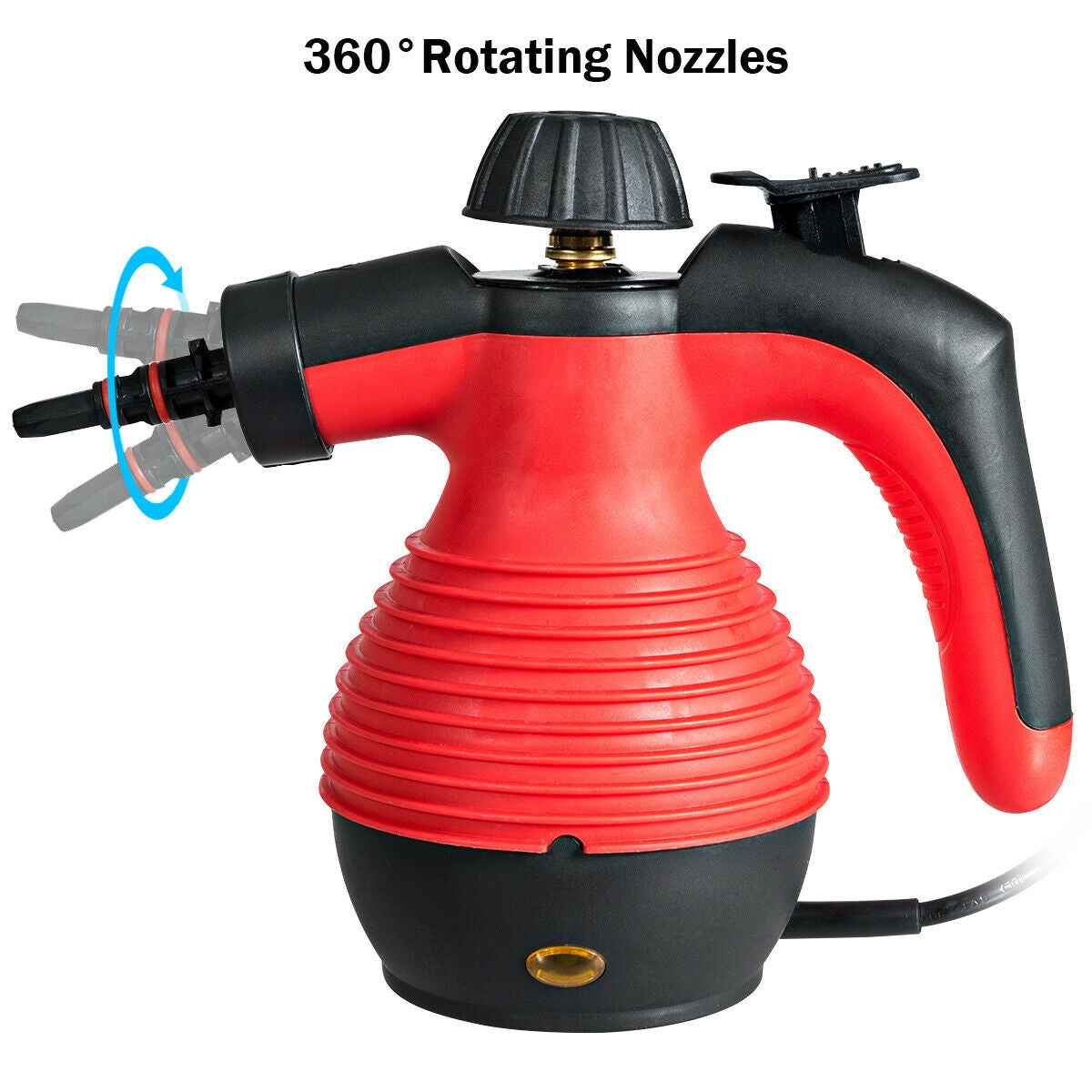 1050W Multi-Purpose Handheld Pressurized Steam Cleaner, Red Vacuums & Cleaners at Gallery Canada