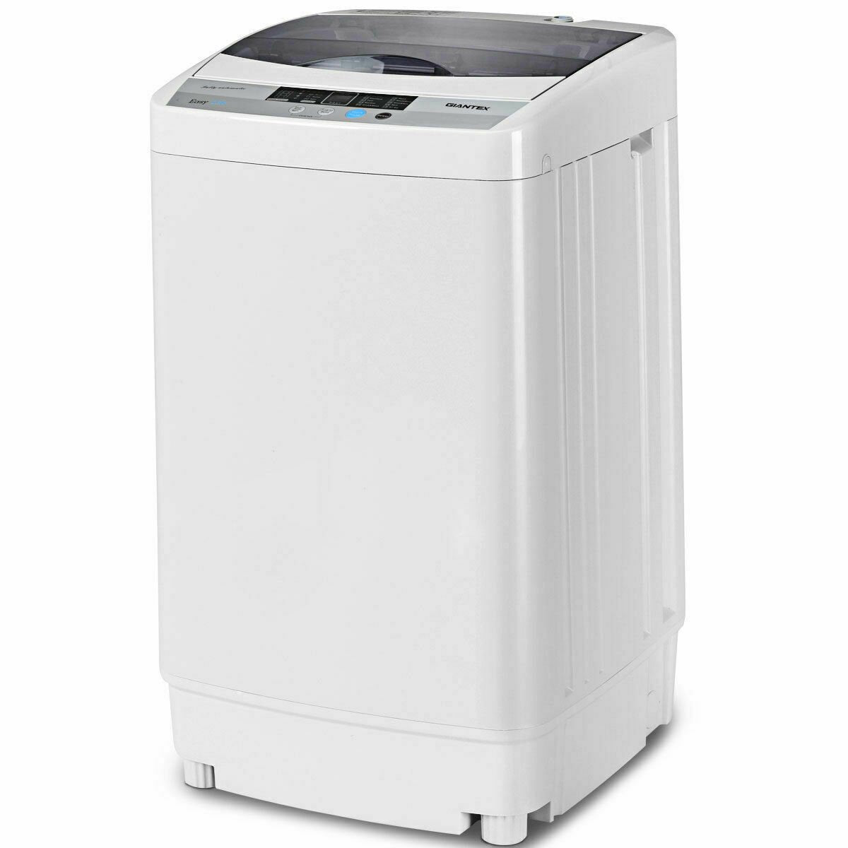 9.92 lbs Full-automatic Washing Machine with 10 Wash Programs, Gray Washing Machines   at Gallery Canada