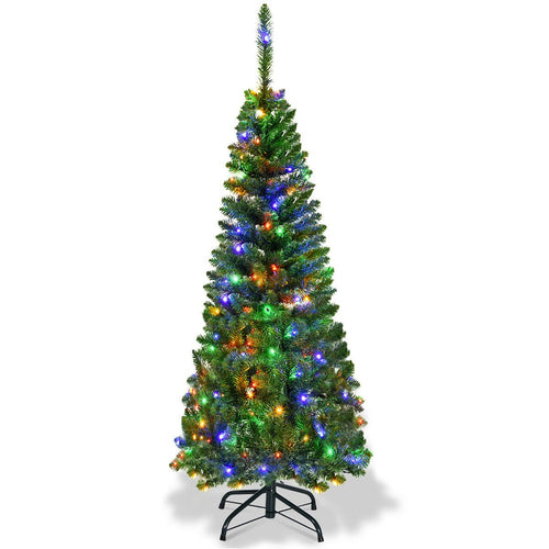 Artificial National Foot Kingswood Fir Pencil Christmas Tree-4.5ft, Green