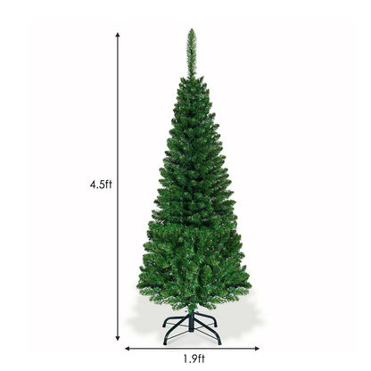 Artificial National Foot Kingswood Fir Pencil Christmas Tree-4.5ft, Green Christmas Tree   at Gallery Canada