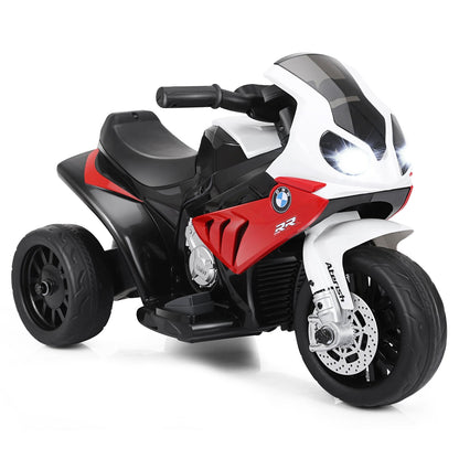 6V Kids 3 Wheels Riding BMW Licensed Electric Motorcycle, Red Powered Ride On Toys   at Gallery Canada