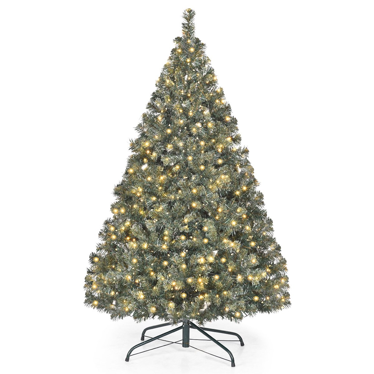 4.5 Feet PVC Pre-lit Artificial Hinged Christmas Tree , Green Christmas Tree   at Gallery Canada