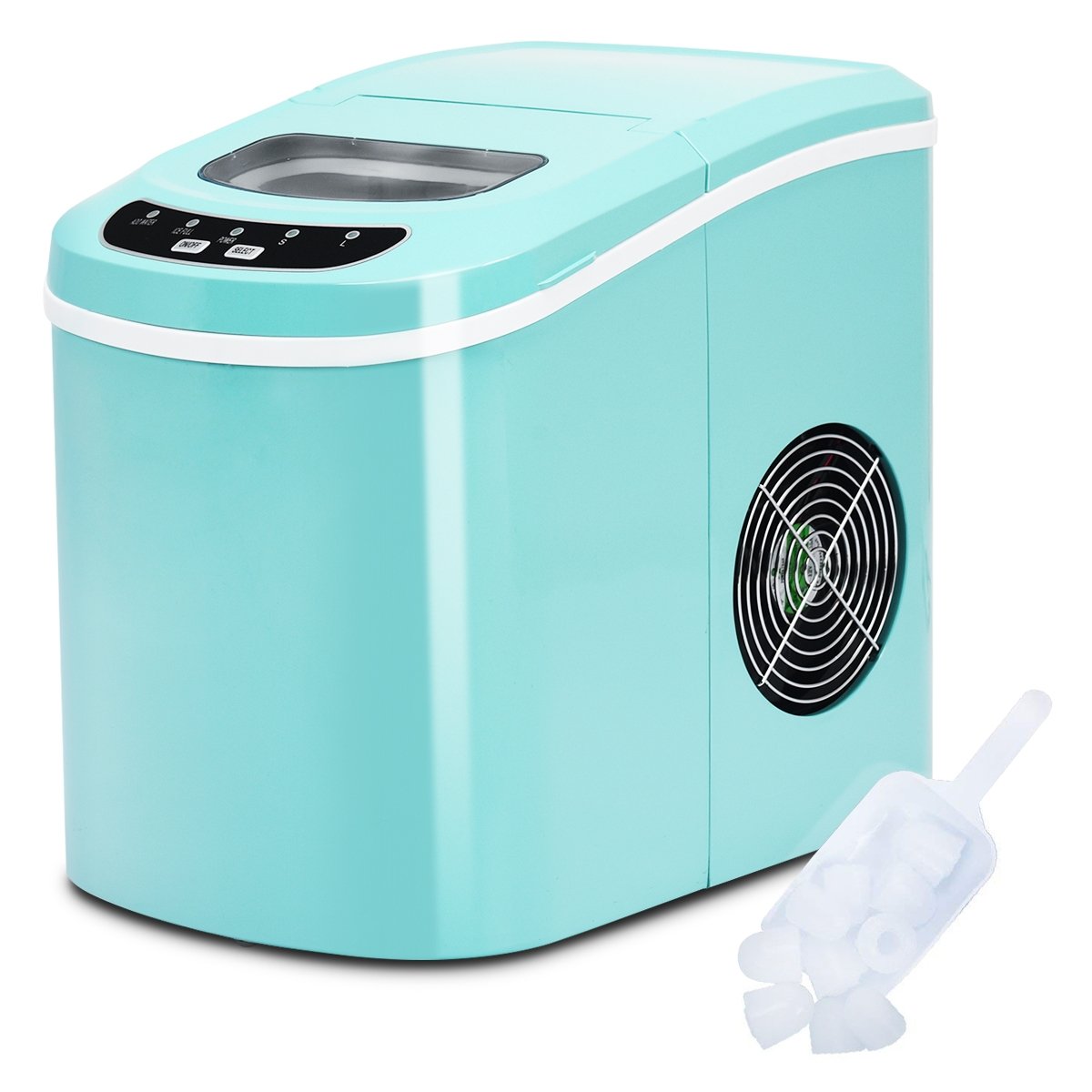 Mini Portable Compact Electric Ice Maker Machine, Green Ice Makers   at Gallery Canada