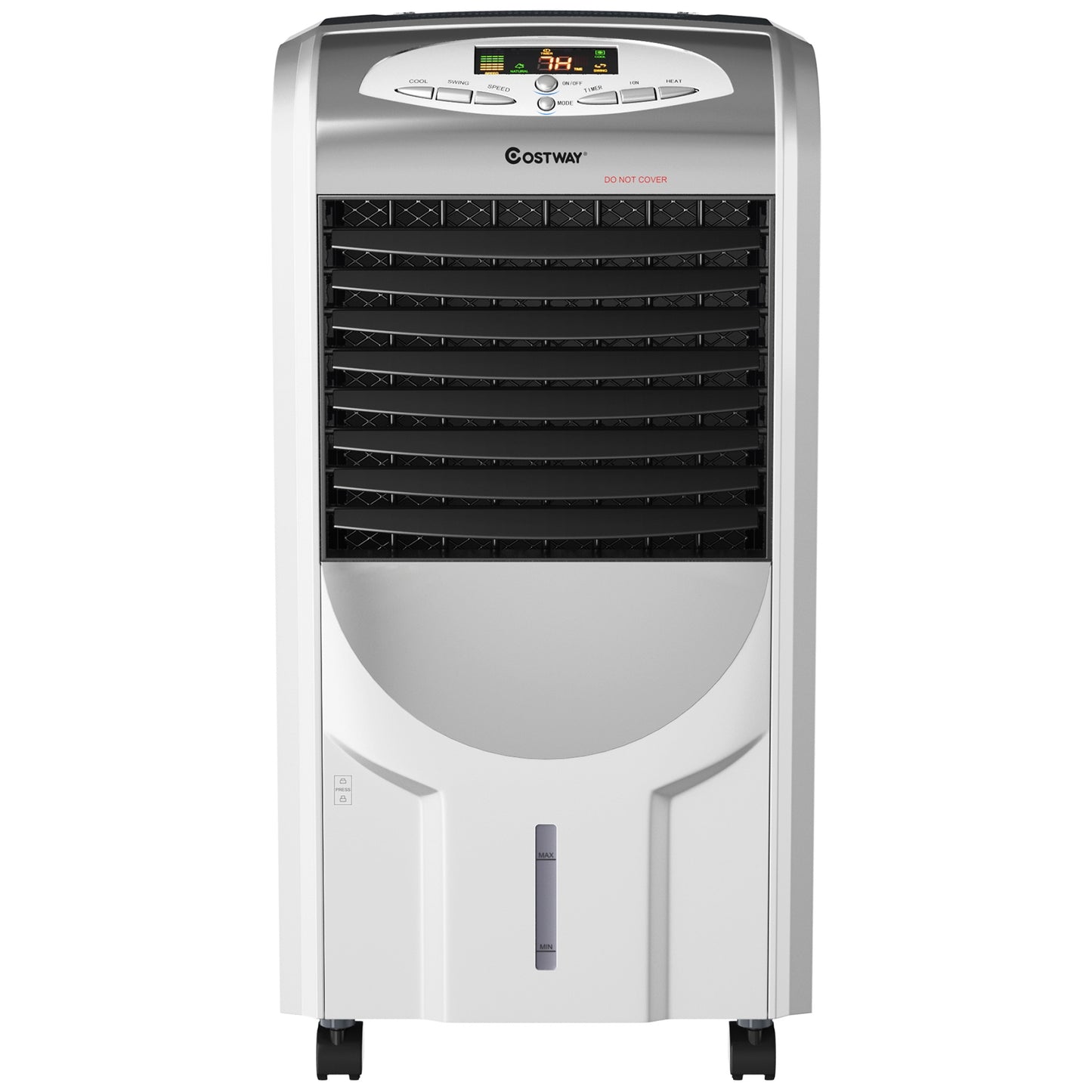 Portable Air Cooler Fan with Heater and Humidifier Function, Gray Air Coolers   at Gallery Canada