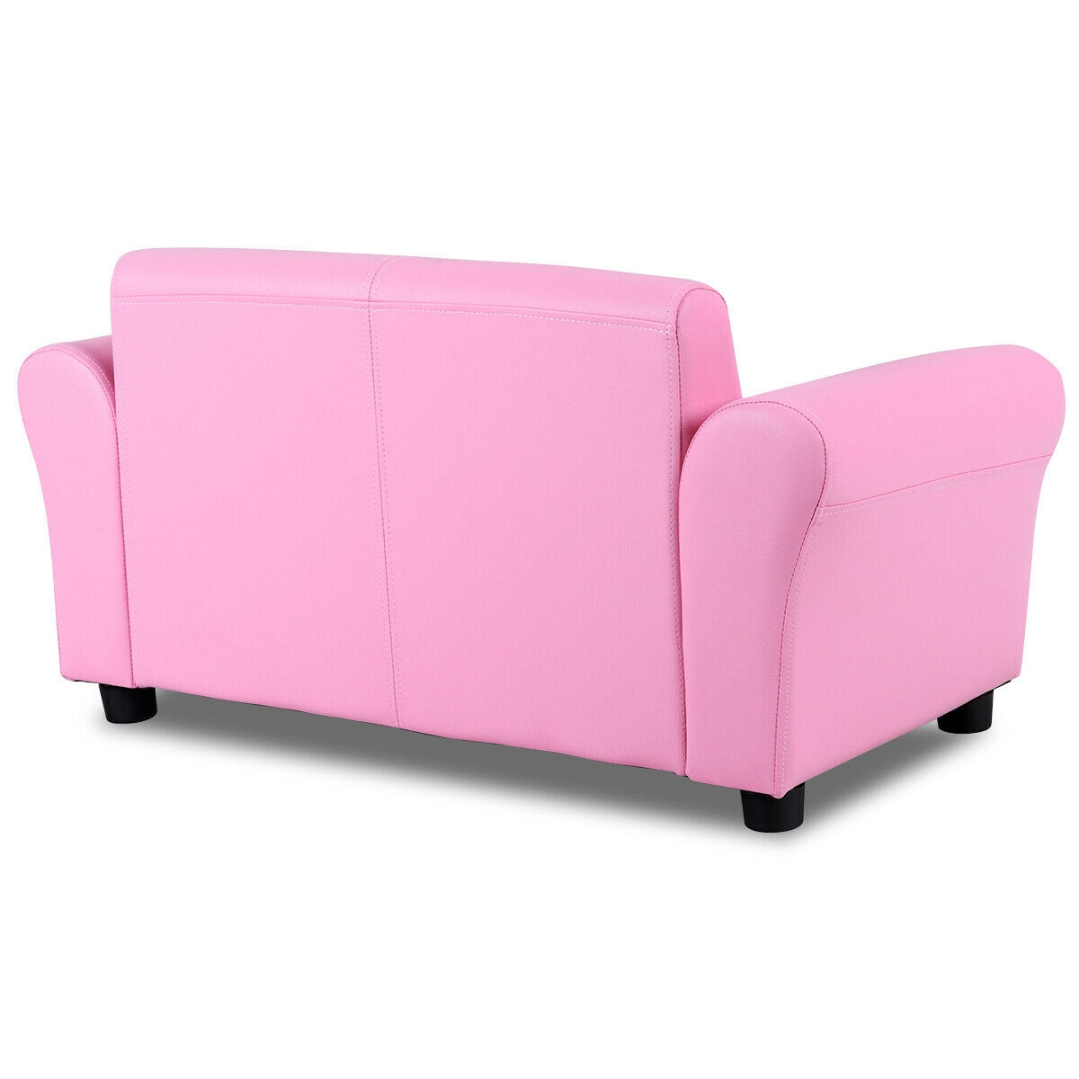 Soft Kids Double Sofa with Ottoman, Pink Kids Chairs & Seating   at Gallery Canada