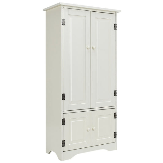 Accent Storage Cabinet Adjustable Shelves, White Armoires & Wardrobes   at Gallery Canada