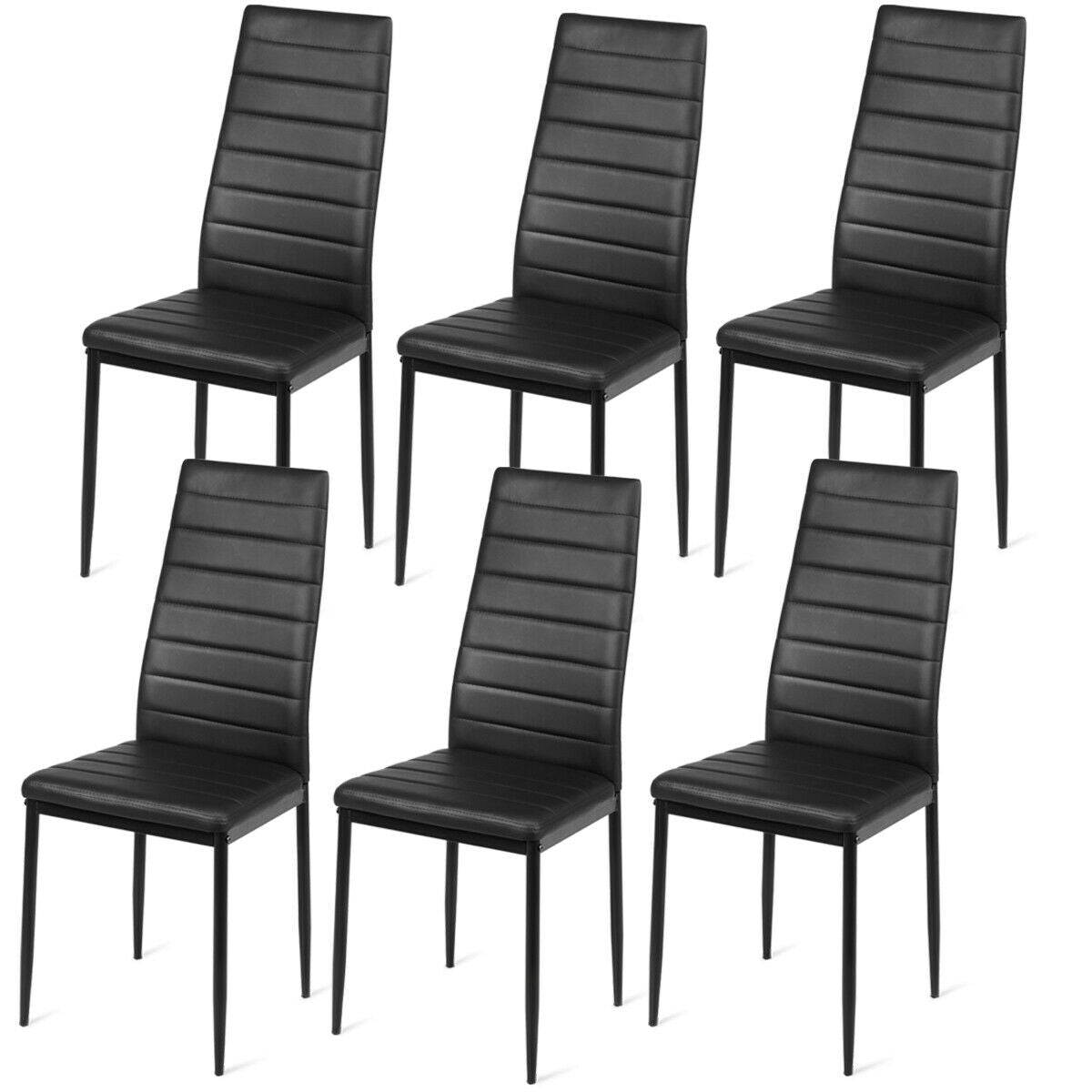 Set of 6 High Back Dining Chairs-Set of 6 Dining Chairs Options  at Gallery Canada