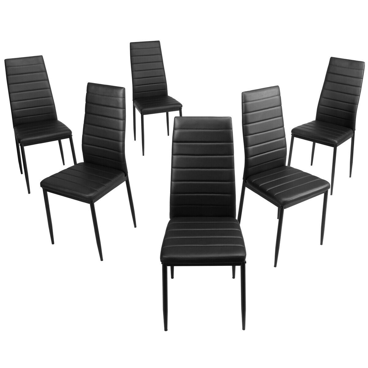 Set of 6 High Back Dining Chairs-Set of 6 Dining Chairs   at Gallery Canada