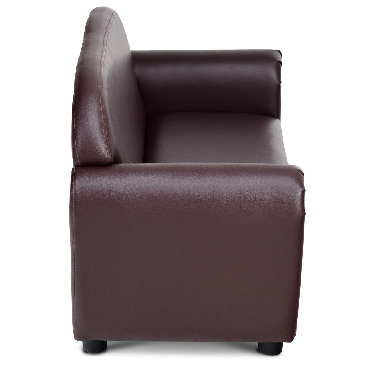 Kids Sofa Armrest Chair with Storage Function, Brown Kids Chairs & Seating   at Gallery Canada