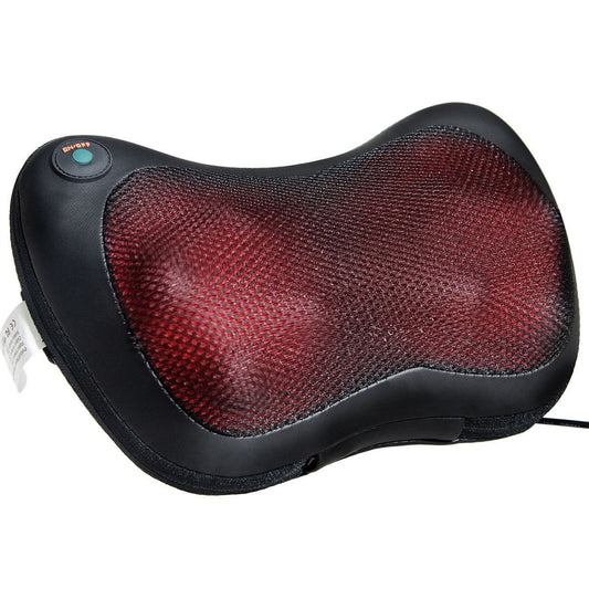 Shiatsu Pillow Massager with Heat Deep Kneading for Shoulder  Neck and Back, Black Back Massager   at Gallery Canada