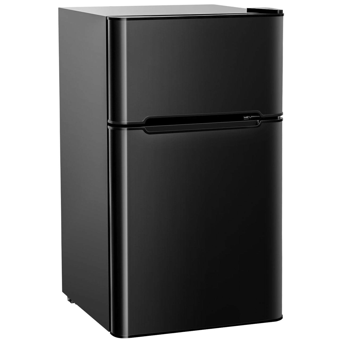 3.2 cu ft. Compact Stainless Steel Refrigerator, Black - Gallery Canada