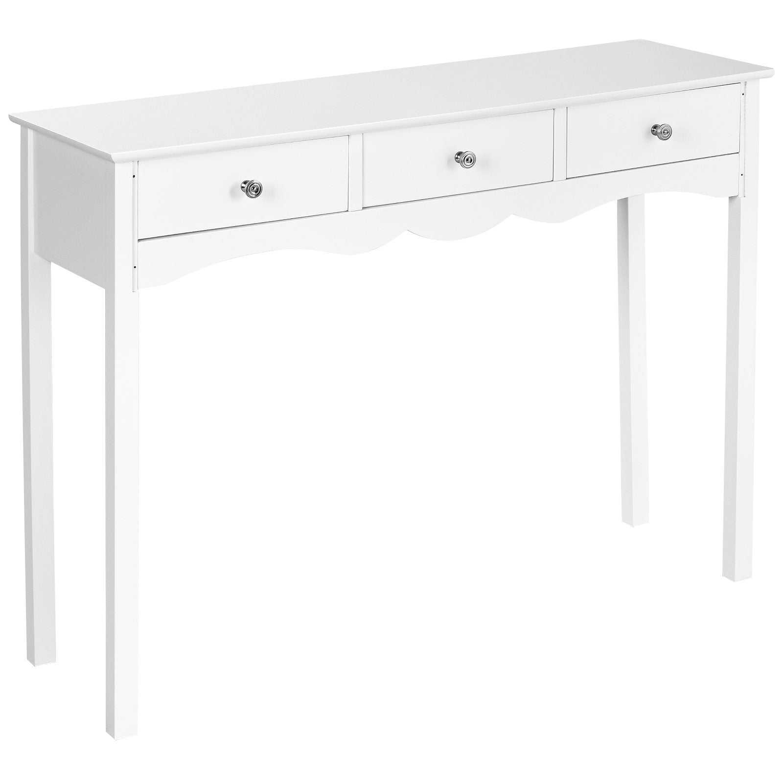 Side Sofa Table with Storage 3-Drawers, White Console Tables   at Gallery Canada