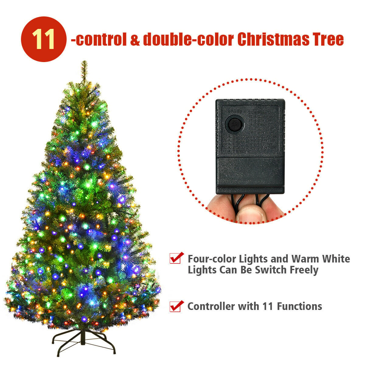 Artificial Premium Hinged Christmas Tree-5 ft, Green Christmas Tree   at Gallery Canada