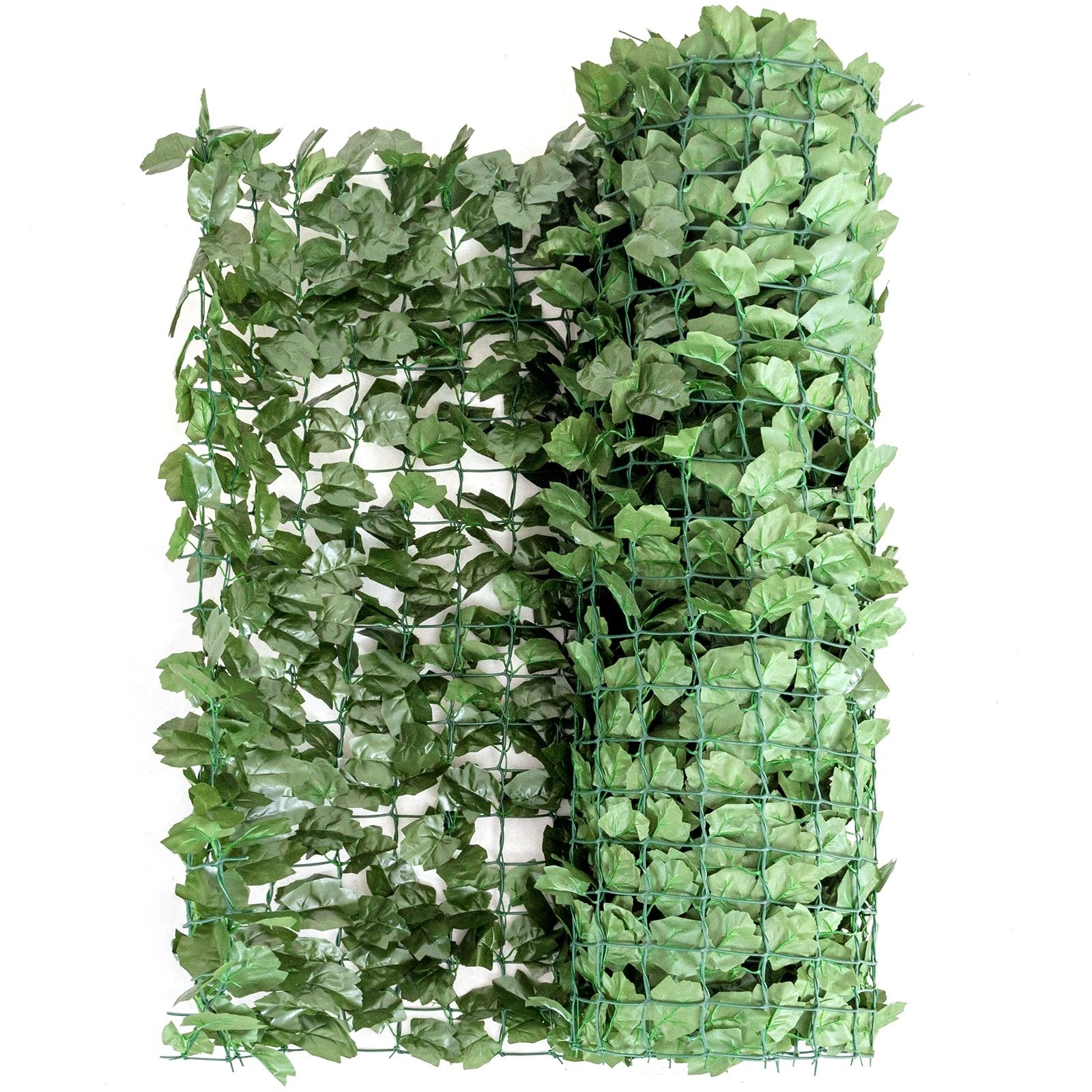 Faux Ivy Leaf Decorative Privacy Fence-59 x 118 Inch, Green Decorative Fencing & Flooring   at Gallery Canada