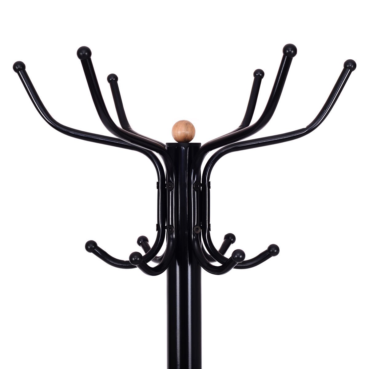 Vintage Metal Coat Hat Tree Stand Clothes Hanger, Black Coat Racks & Hall Trees at Gallery Canada