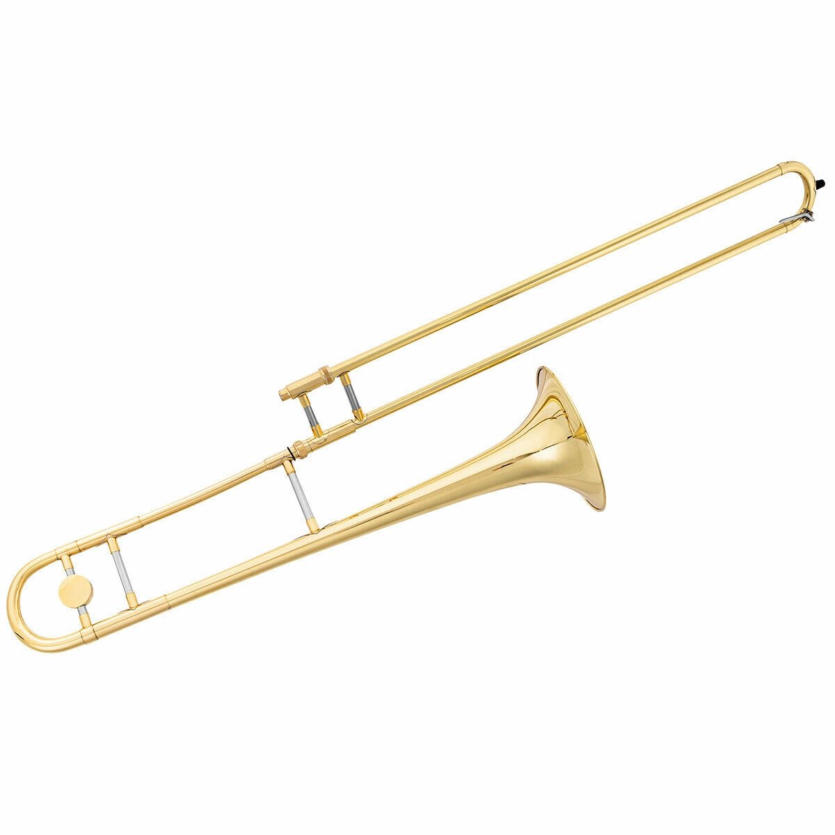 B Flat Trombone Golden Brass with Mouthpiece, Golden Musical Toys at Gallery Canada