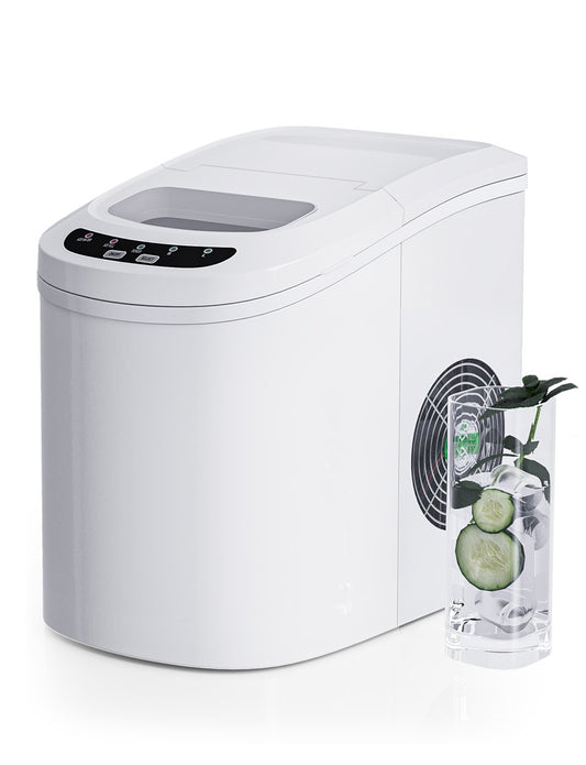 Mini Portable Compact Electric Ice Maker Machine, White Ice Makers   at Gallery Canada