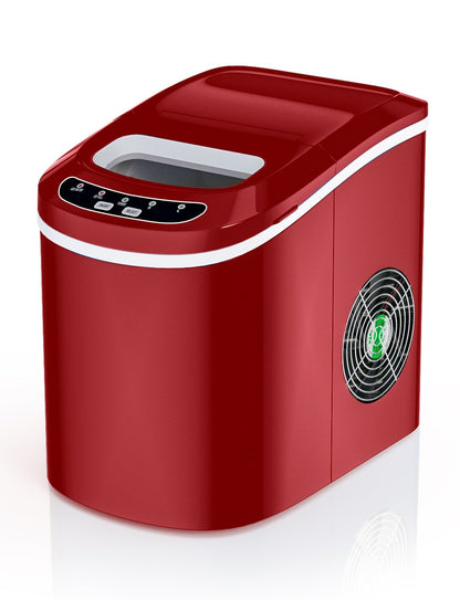 Mini Portable Compact Electric Ice Maker Machine, Red Ice Makers   at Gallery Canada