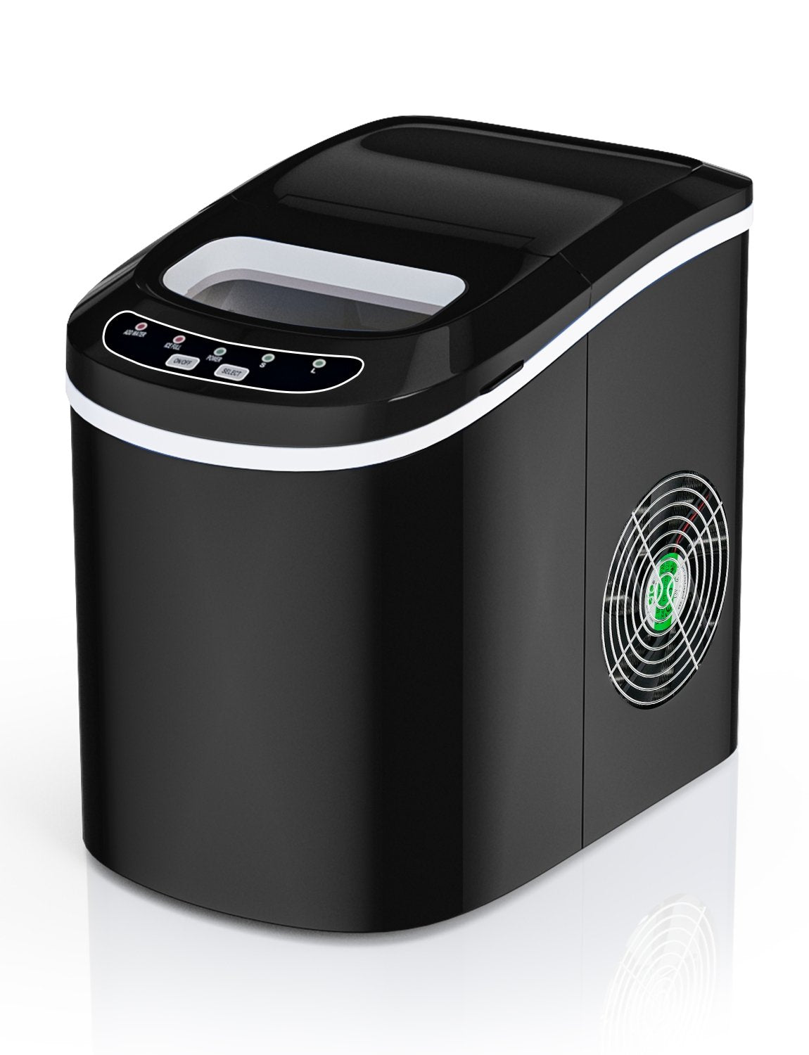 Mini Portable Compact Electric Ice Maker Machine, Black Ice Makers   at Gallery Canada