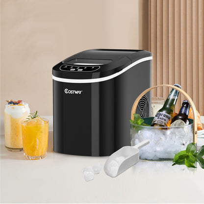 Mini Portable Compact Electric Ice Maker Machine, Black Ice Makers   at Gallery Canada