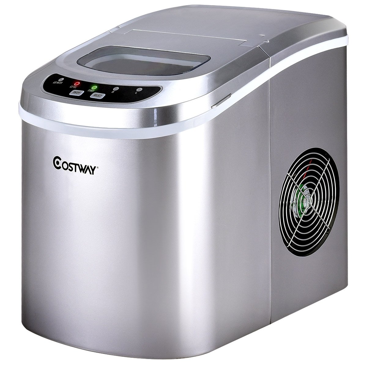 Mini Portable Compact Electric Ice Maker Machine, Silver Ice Makers   at Gallery Canada