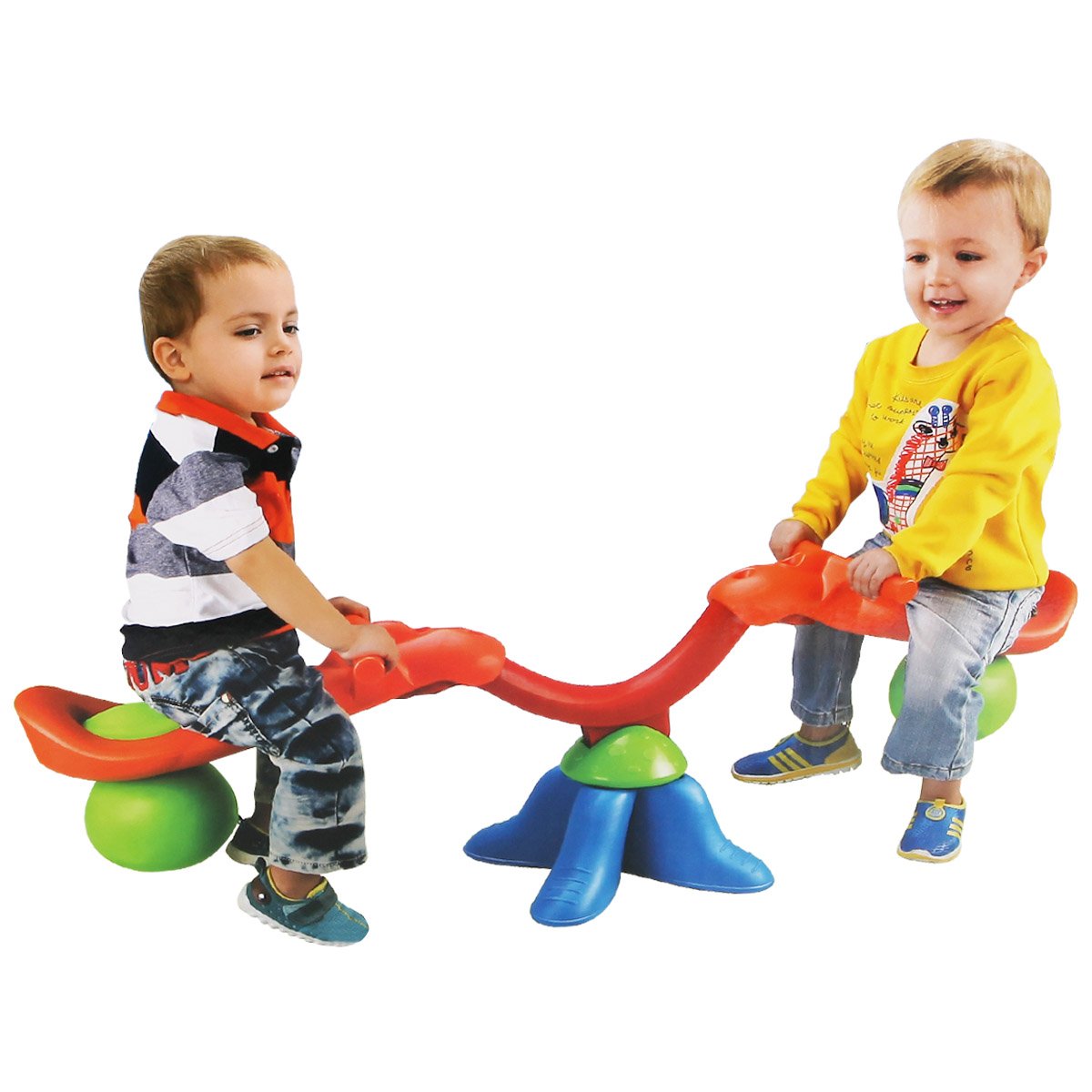 Kid's Seesaw 360 Degree Spinning Teeter, Red Seesaws   at Gallery Canada