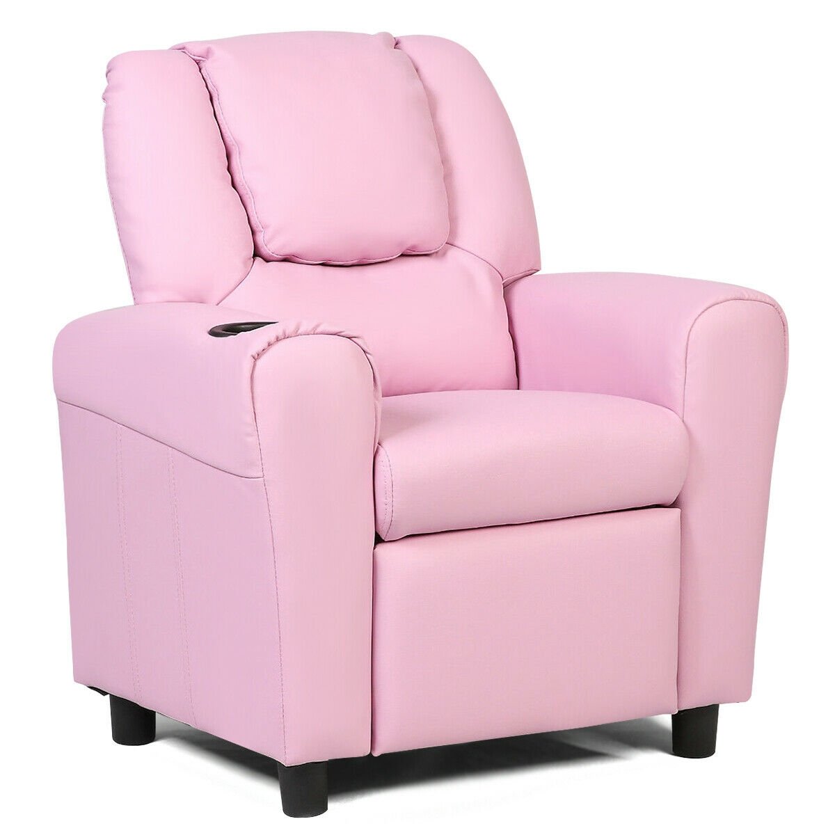 Kids Recliner Armchair Sofa, Pink Kids Chairs & Seating   at Gallery Canada