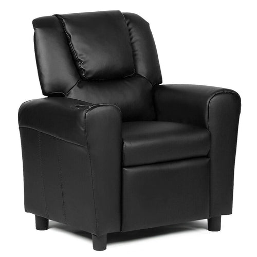 Kids Recliner Armchair Sofa, Black