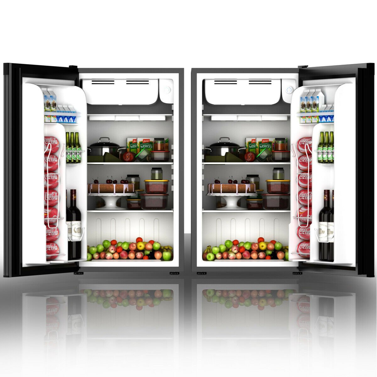 3.2 cu.ft. Mini Dorm Compact Refrigerator, Black Refrigerators   at Gallery Canada