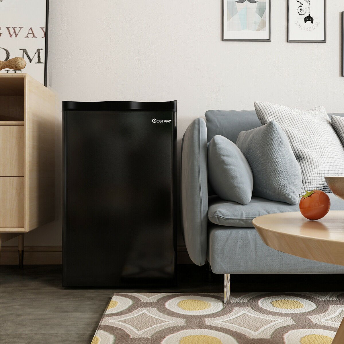 3.2 cu.ft. Mini Dorm Compact Refrigerator, Black Refrigerators   at Gallery Canada