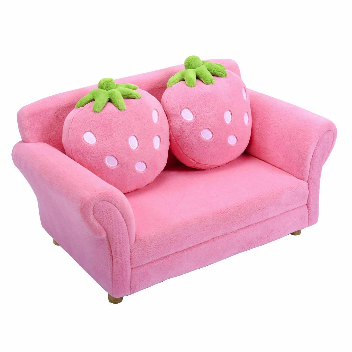 BL/PI Kids Strawberry Armrest Chair Sofa, Pink Kids Chairs & Seating   at Gallery Canada