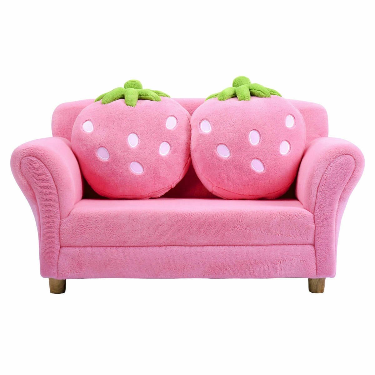 BL/PI Kids Strawberry Armrest Chair Sofa, Pink Kids Chairs & Seating   at Gallery Canada