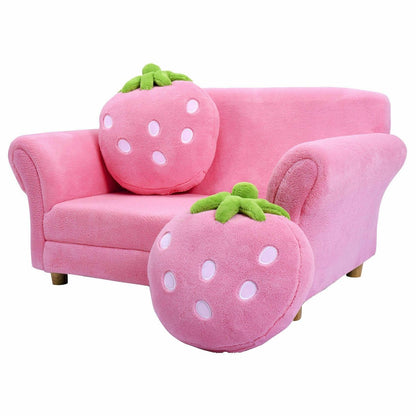 BL/PI Kids Strawberry Armrest Chair Sofa, Pink Kids Chairs & Seating   at Gallery Canada