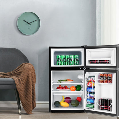 3.2 cu ft. Compact Stainless Steel Refrigerator, Gray Refrigerators   at Gallery Canada