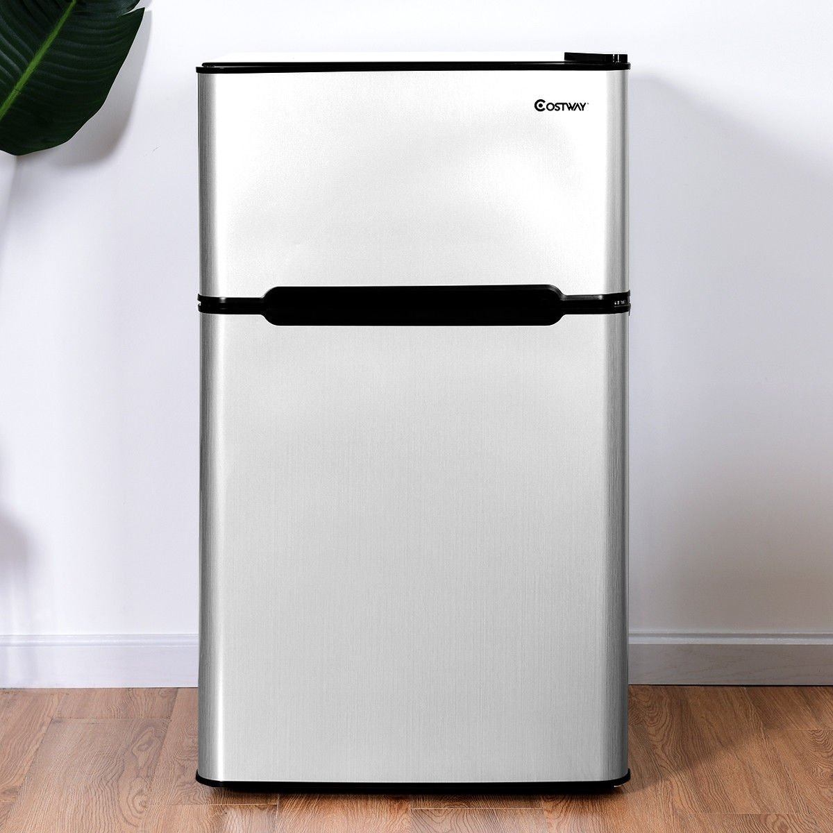 3.2 cu ft. Compact Stainless Steel Refrigerator, Gray Refrigerators   at Gallery Canada