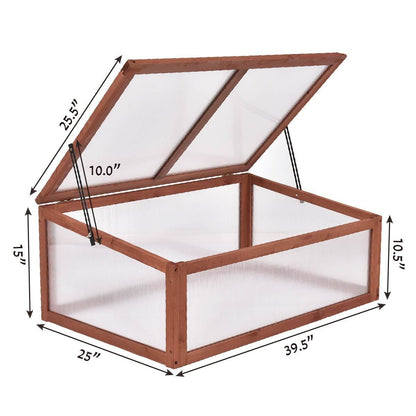 Outdoor Indoor Garden Portable Wooden Greenhouse, Brown Greenhouses   at Gallery Canada